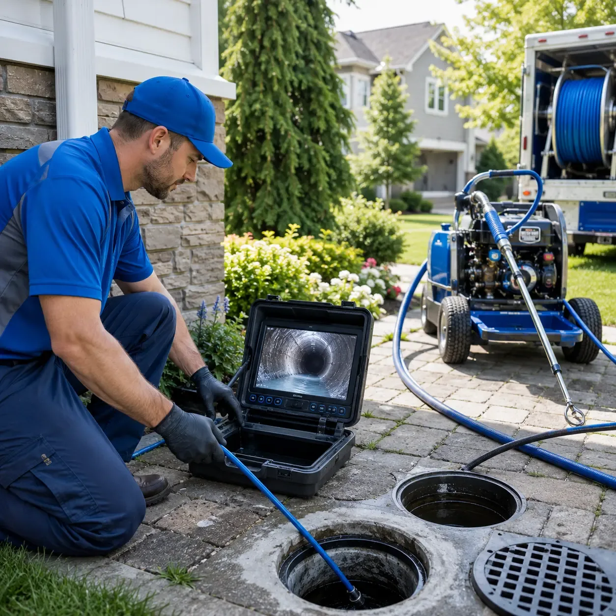 Outdoor drain cleaning professionals serving Vandalia, IL